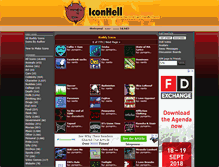 Tablet Screenshot of iconhell.com